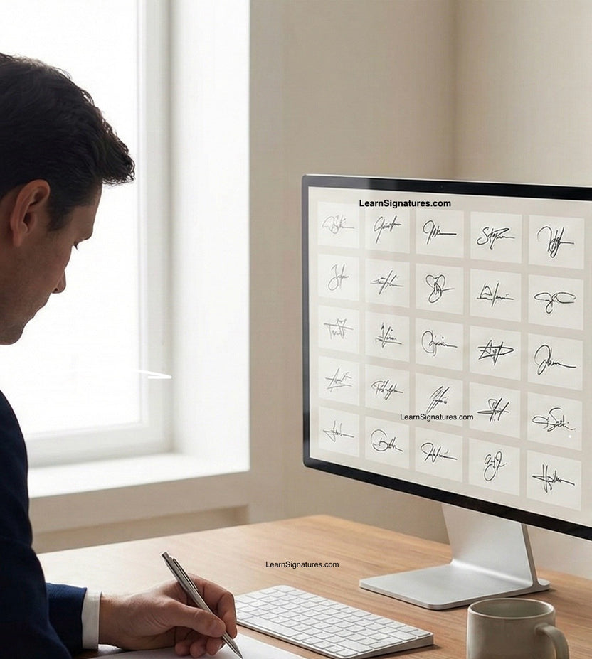 Learn Signatures – Professional Signature Designs & Name Identity ...